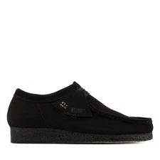 [26155519] MENS CLARKS WALLABEE LOW - BLACK SUEDE