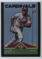 2024 Topps Transcendent Collection Black Refractor 4/10 Victor Scott II #46 1ob0
