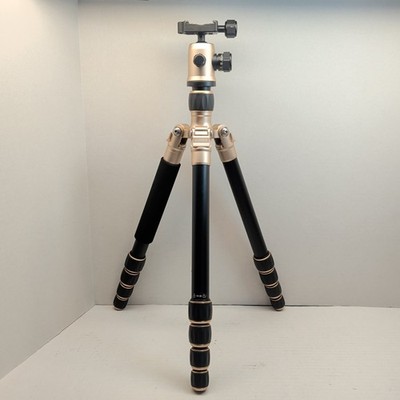 MeFoto A1350 Road Trip Aluminum Tripod with Q1 Ball Head Black Gold