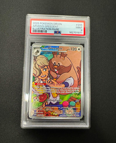Arven's Greedent graded PSA 9 for sale on eBay