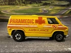 Vintage 1974 HotWheels custom resto Redline SuperVan Paramedic Ambulance Yellow