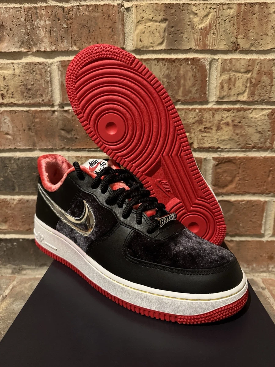 Nike Air Force 1 '07 Premium Black White Metallic Dark Grey for