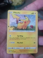 Pikachu SWSH039 Promo Pokemon TCG Card General Mills 25° anniversario come nuova!!