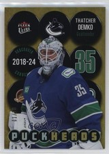 2024-25 Upper Deck Fleer Ultra Puckheads Gold 1/10 Thatcher Demko #PH-24 gi8