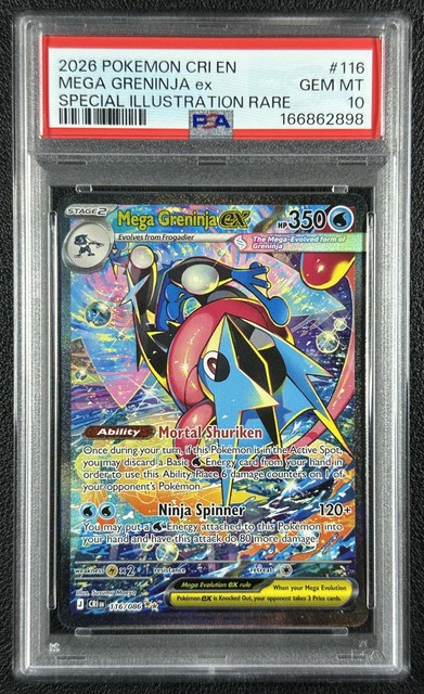 Mega Greninja ex #116 (Chaos Rising)
