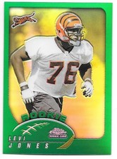 LEVI JONES ROOKIE REFRACTOR 2002 TOPPS CHROME 188 CIN BENGALS AZ ST SUN DEVILS