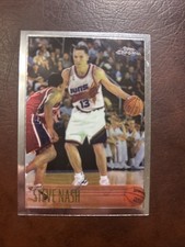 Steve Nash (HOF) 1997 Topps Chrome Rookie Card (RC) . rookie card picture