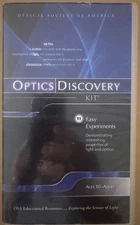 Optics Discovery Kit by Optical Society Of America, Edmunds Optics Ages 10-Adult
