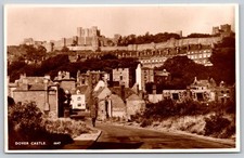 Dover Castle Real Photo Postcard c.1940s - Norman Shoesmith & Etheridge AA748