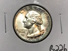 1950-P Washington Quarter - Toned BU/Uncirculated 90% Silver 25C - B226