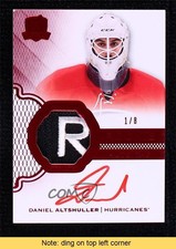 2016-17 The Cup Rookie Red Foil 1/8 Daniel Altshuller #160 Patch Auto READ 0c3