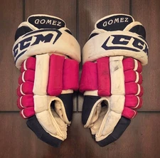 Scott Gomez Game Used CCM Gloves New York Rangers Meigray COA Photomatched NY