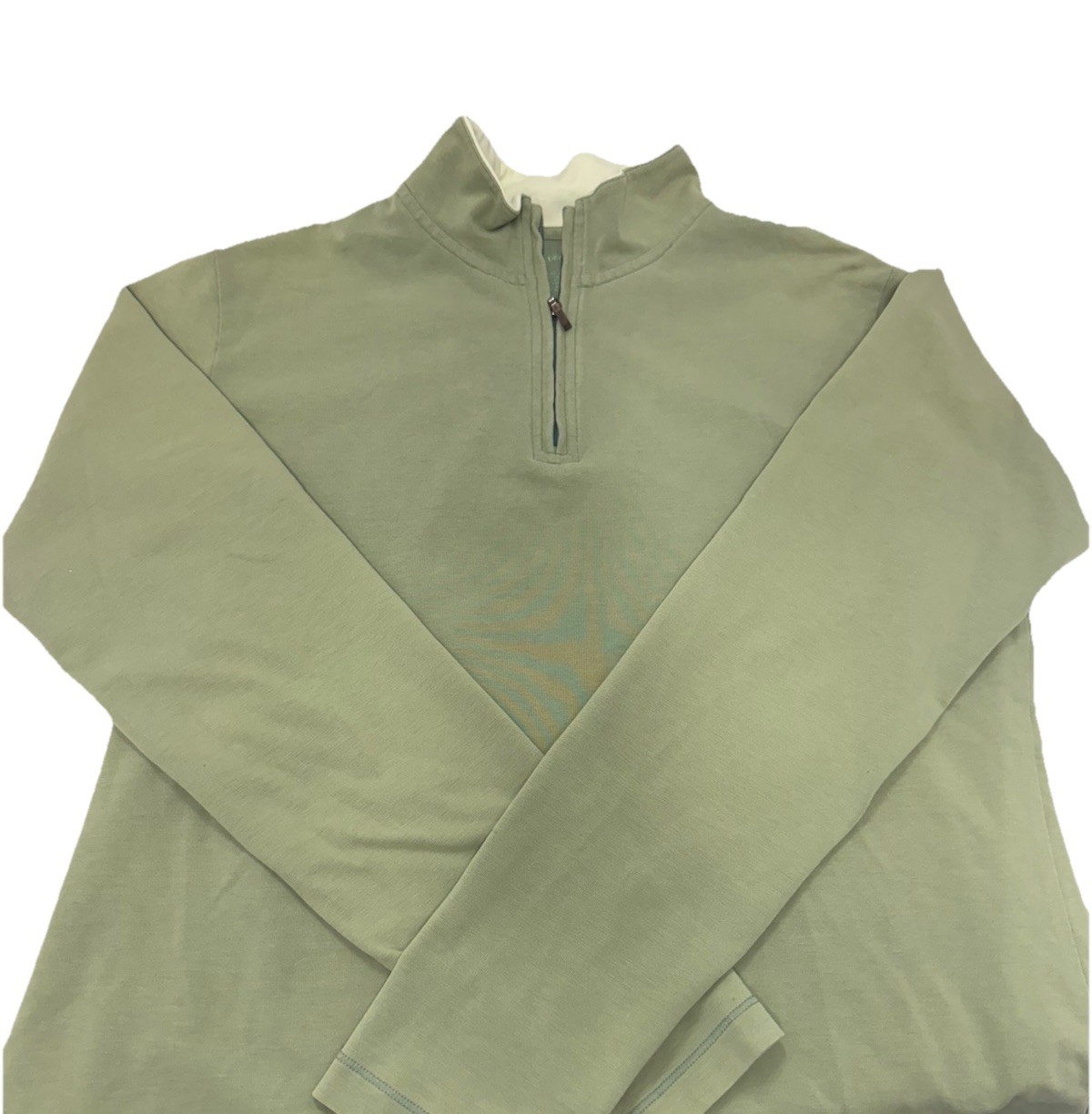 Patagonia Women’s Quarter Zip Sweatshirt Light Weight Green 1/4 Zip Size Large