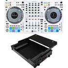 Pioneer DJ DDJ-FLX10 4-deck DJ Controller and Gator Onyx Upper Deck Flight Case