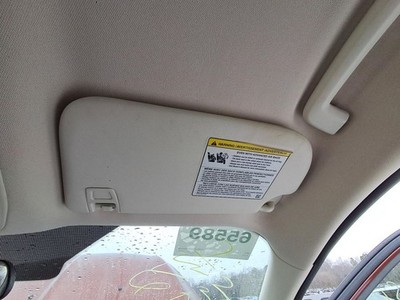 2015 Ford Escape Passenger Sun Visor Black OEM Used 268-01104R 136K Miles