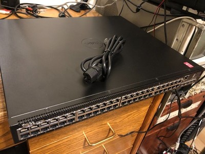 Working Dell N1548P 48-Port Switch 1GbE RJ45 PoE+, 4x10GbE SFP+ W/Power Cord