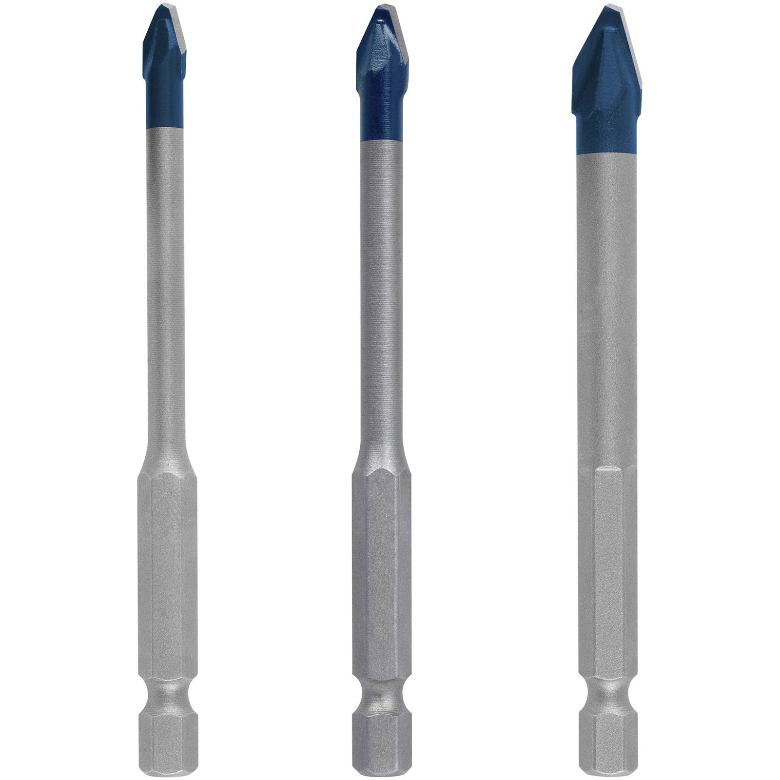 Bosch EXPERT HardCeramic Tile Drill Bit Set 3piece Durable