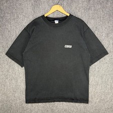 Vintage 90s Converse Cons T-Shirt Mens Large Black Made in USA
