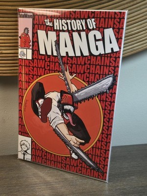 History of Manga Chainsaw Man ASM 300 Homage NYCC Tidal Wave /175 Matthew Waite