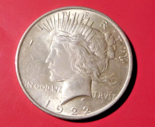PRICED BELOW SPOT !  1922 D Peace Silver Dollar Beautiful Fine Bright Example