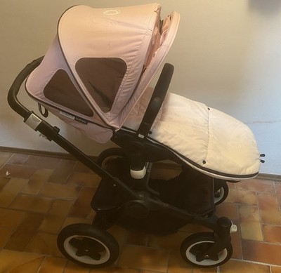 Bugaboo Buffalo Kinderwagen mit Babyschale, Buggyaufsatz und Extras