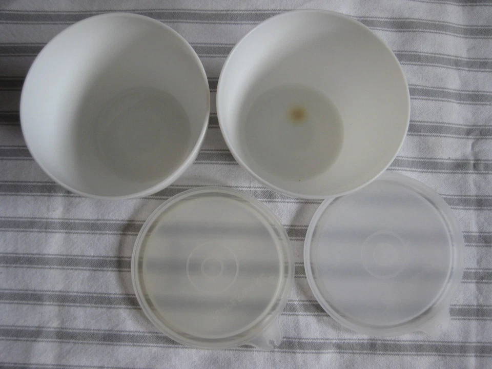 Tupperware Ersatz Becher für Menage Servier- Trio + Deckel Marmelade Honig retro - Bild 4 von 4