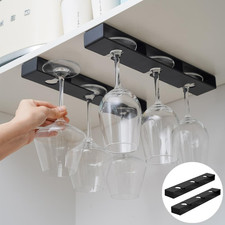 Weinglashalter, 2 St&uuml;ck H&auml;ngende Glashalter, Gl&auml;serhalter zum Aufh&auml;ngen, Weingl&auml;