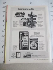 trade magazine ad 1964 AMSCO marble raceway toy game Wonder Watch Hatboro PA