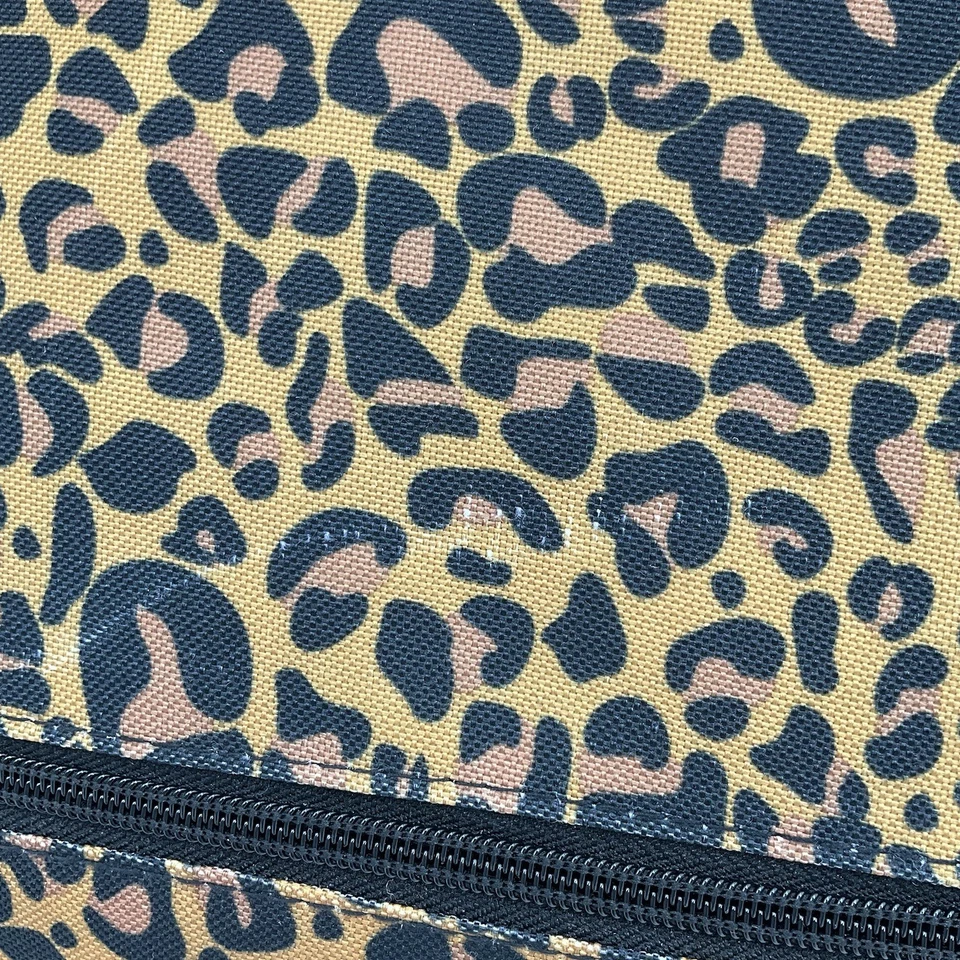 WallyBags Leopard Print Travel Toiletry Organizer Makeup Cosmetic Case Bag - Image 4 of 4