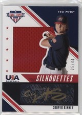 2020 Panini USA Baseball Stars & Stripes Black Gold 25/44 Cooper Kinney Auto 3b8