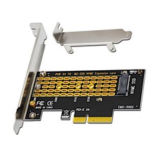M.2 NGFF M-Key to Desktop PCIe x4 NVMe SSD Expansion Adapter Card W/ Low Baffle