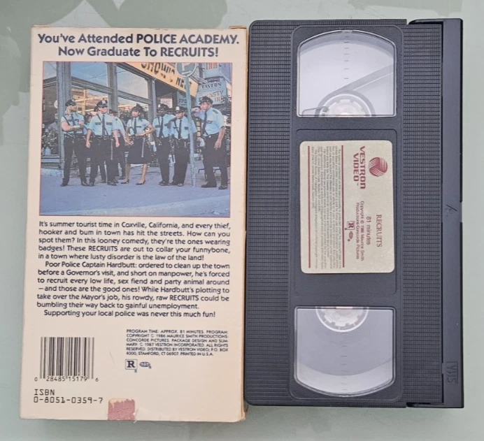 lolita davidovich RECRUITS jon mikl thor VHS VIDEOTAPE not dvd - Image 2 of 2