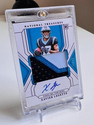 2024 National Treasures True RPA Rookie Xavier Legette Patch Auto /49Panthers
