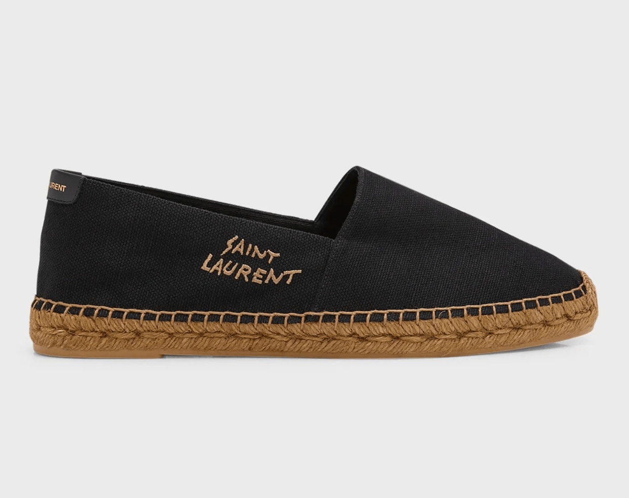 Yves Saint Laurent Canvas Logo Espadrilles