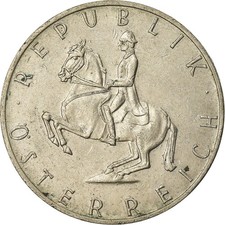 [#758999] Coin, Austria, 5 Schilling, 1982, EF(40-45), Copper-nickel, KM:2889a