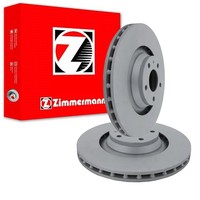 2X Zimmermann Coat Z Bremsscheiben 347Mm AußEnbelÜFtet Vorne Passend FÜR Audi A6