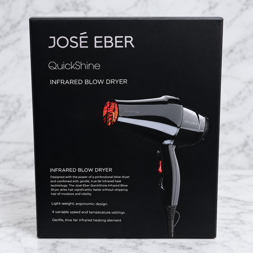 José Eber QuickShine Infrared Hair Dryer 1260W 4 Heat/4 Speed Black. RRP £59.99