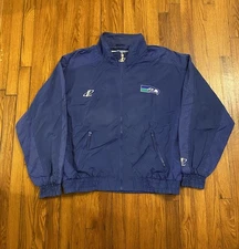 Vintage Throwback 90s Proline Logo Athletic Jacket Seattle Seahawks Sz XL