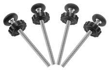 4Pcs Universal Baby Gates Threaded Spindle Rod, M8 8Mm Replacement Bolt Part f
