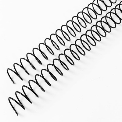 30 Pack Metal Spiral Binding Coils, 12mm 1/2, 75 Sheet Capacity, 41 Pitch, Bl...