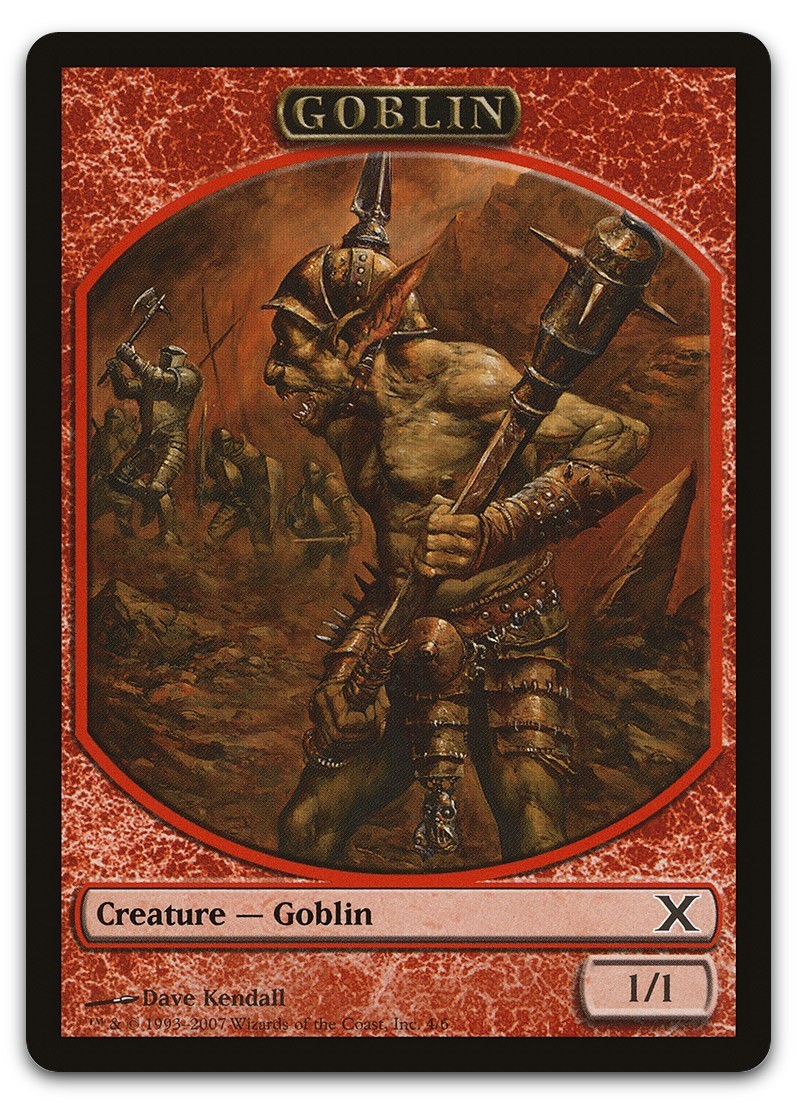 Goblin Token #4 (LP) 10th Edition 10E Magic MTG