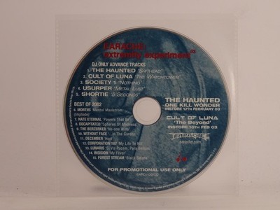 VARIOUS ARTISTS EARACHE:EXTREME EXPERIMENT (505) 15 Track Promo CD Album includi