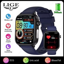 Original LIGE New Smart Watch Women 100 Sports Modes Blood Monitor Women ML08B