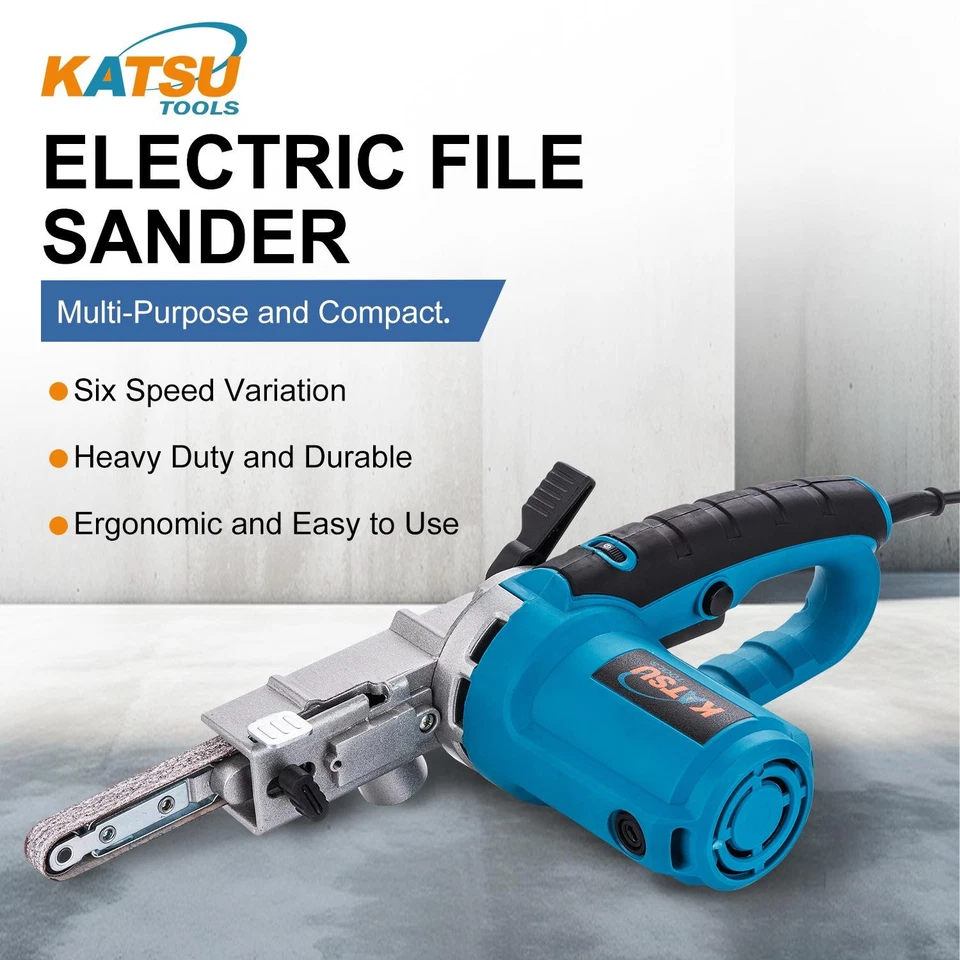 KATSU Tools Precision Power File Sander, 400W Electric Thin Belt Sander - Image 2 of 4