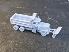 Whistle Stop Models N3018 N Scale Snow Plow Truck, Resin 3D Printed