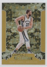 2015-16 Panini Excalibur Crusade Camo Marc Gasol #37 0zy1