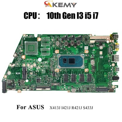 X421JAY Motherboard For ASUS S433J R421J X421JF X421JQ I421J Mainboard W/CPU