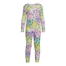Pokemon Pikachu 2-Piece Pajama Set  Size 4  Girls Snug Fit