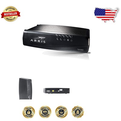 High-Speed Touchstone DOCSIS 3.0 Modem with Dual Phone Lines & Ethernet Ports
