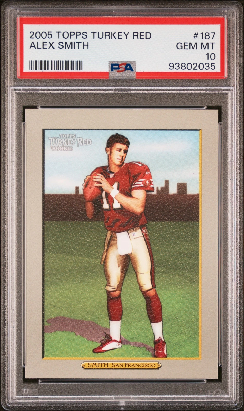 Alex Smith Topps Turkey Red #187 Base